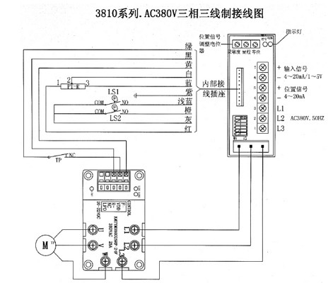 電動(dòng)執行器接線(xiàn)圖