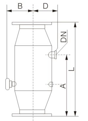 直通反沖洗過(guò)濾器結構圖